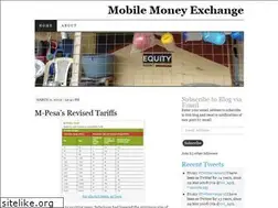 Sites similar to mobilemoneyexchange.wordpress.com