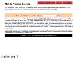 Sites similar to mobilenumbertracker.co.in