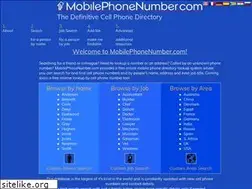Sites similar to mobilephonenumber.com