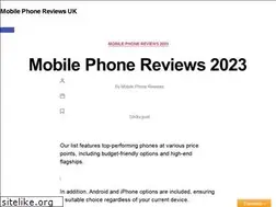 Sites similar to mobilephonereviews.co.uk
