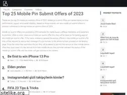 Sites similar to mobilepinsubmits.com