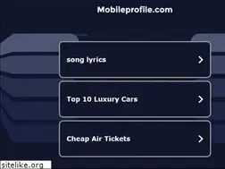 Sites similar to mobileprofile.com