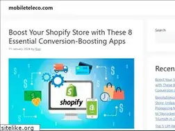 Sites similar to mobileteleco.com