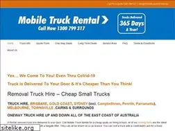 Sites similar to mobiletruckrental.com.au