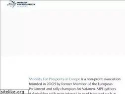 Sites similar to mobilityeurope.eu