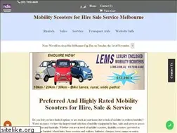 Sites similar to mobilityscootersforhire.com.au