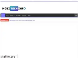 Sites similar to mobitechinfo.com