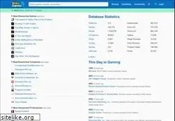 Sites similar to mobygames.com