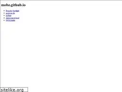 Sites similar to mobz.github.io