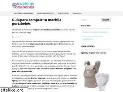 Sites similar to mochilas-portabebes.es