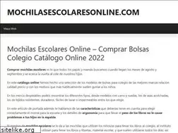 Sites similar to mochilasescolaresonline.com