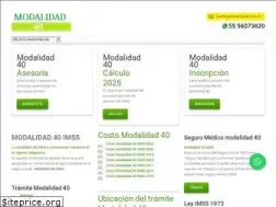 Sites similar to modalidad40.com.mx