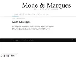 Sites similar to mode-and-marques.com
