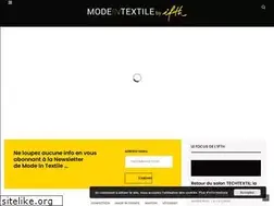 Sites similar to modeintextile.fr