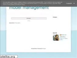 Sites similar to model-management.blogspot.com