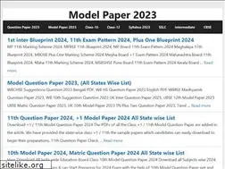 Sites similar to model-paper.in