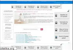 Sites similar to modele-cv-lettre.com