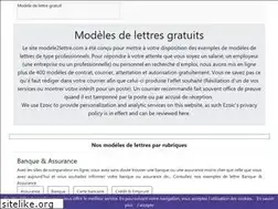 Sites similar to modele2lettre.com
