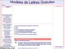 Sites similar to modeles-lettres-gratuites.com