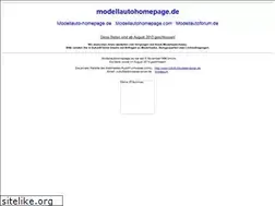 Sites similar to modellautohomepage.de