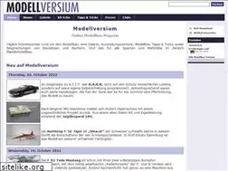 Sites similar to modellversium.de