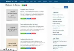 Sites similar to modelodecartas.com.br
