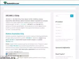 Sites similar to modemsifre.com