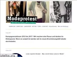 Sites similar to modeprotest.de