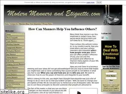 Sites similar to modern-manners-and-etiquette.com