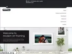 Sites similar to modernartframing.com.au