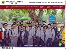 Sites similar to moderncollegeoflaw.com
