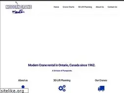 Sites similar to moderncrane.ca
