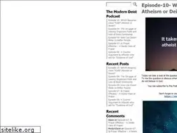 Sites similar to moderndeist.org