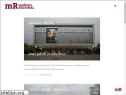 Sites similar to moderne-regional.de