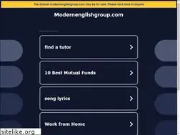Sites similar to modernenglishgroup.com