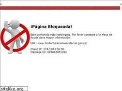 Sites similar to modernizacionsecretarias.gov.co