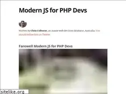 Sites similar to modernjsforphpdevs.com