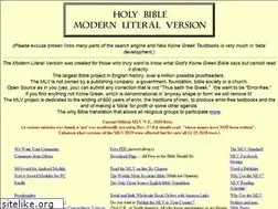 Sites similar to modernliteralversion.org