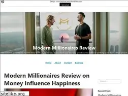 Sites similar to modernmillionairesreview.wordpress.com
