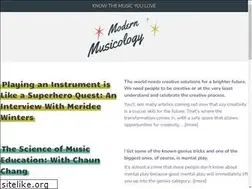 Sites similar to modernmusicology.com