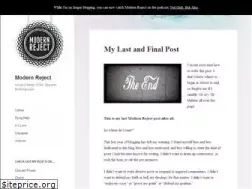 Sites similar to modernreject.com