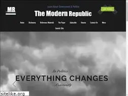 Sites similar to modernrepublic.org