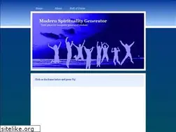 Sites similar to modernspiritualitygenerator.com