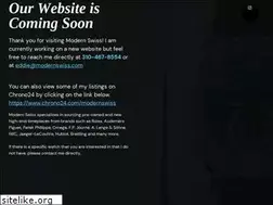 Sites similar to modernswiss.com