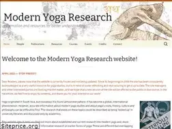 Sites similar to modernyogaresearch.org