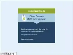 Sites similar to modeshoponline.de