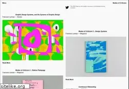 Sites similar to modesofcriticism.org