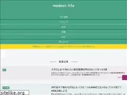 Sites similar to modest-life.net