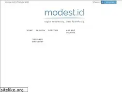 Sites similar to modest.id