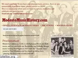 Sites similar to modestomusichistory.com